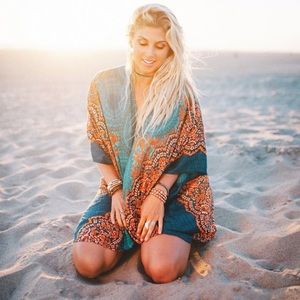 Lotus & Luna Lahaina Mandala Kimono